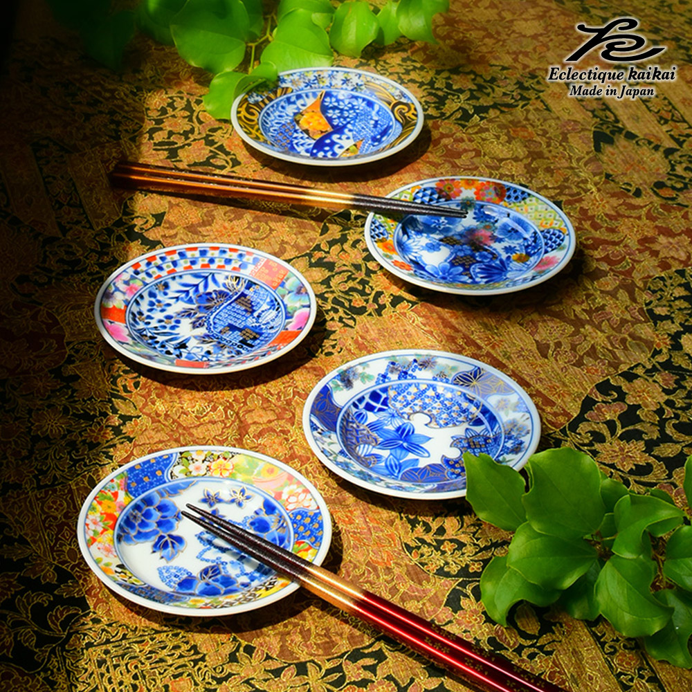 楽天市場】美濃焼 kaikai 宴 5客小皿揃 日本製 お皿 小皿 お皿セット