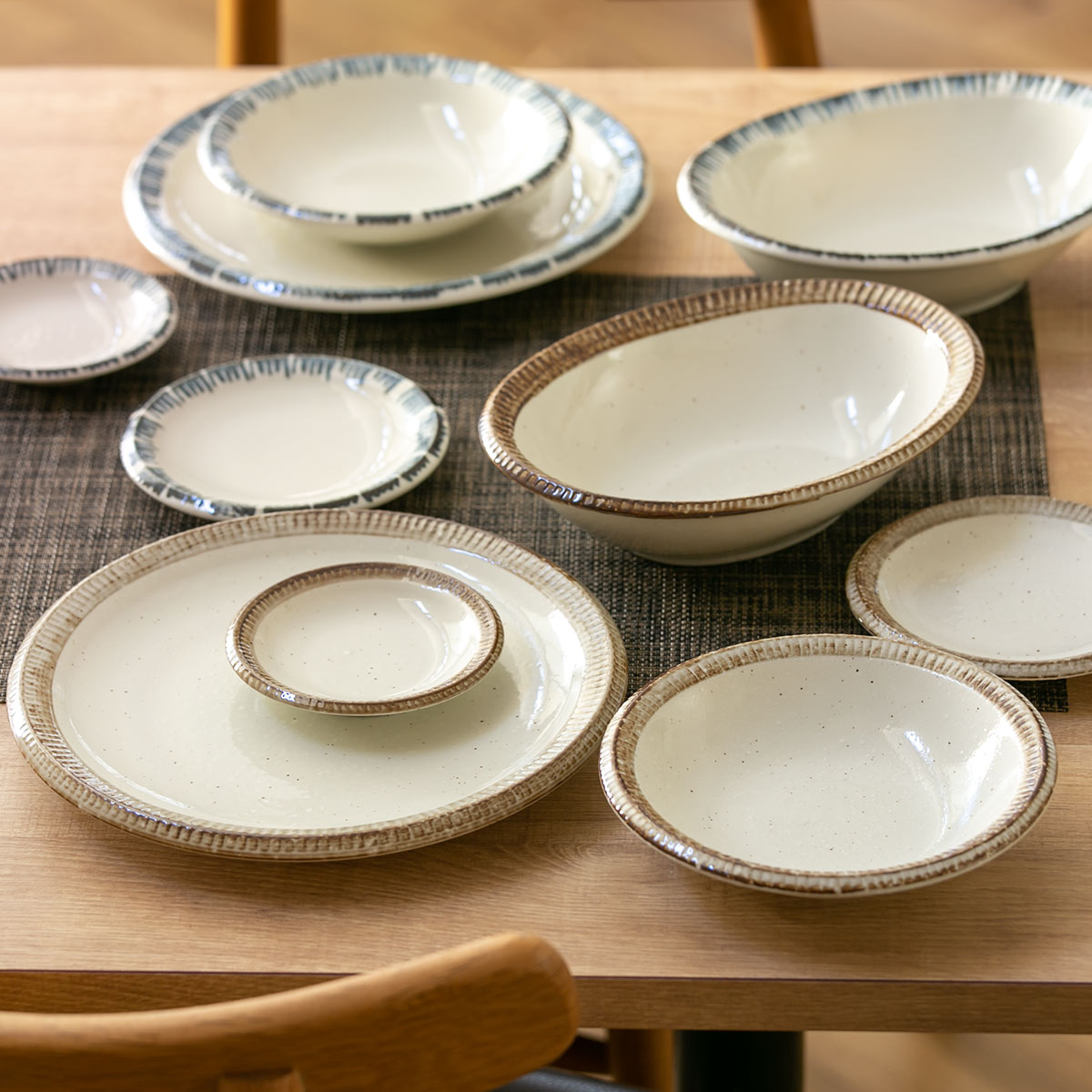 楽天市場】食器 10点セット 2色 料理を引き立てる食器セット 新生活