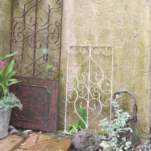 楽天市場】ガーデンフェンス アイアンゲート S ガーデニング用品