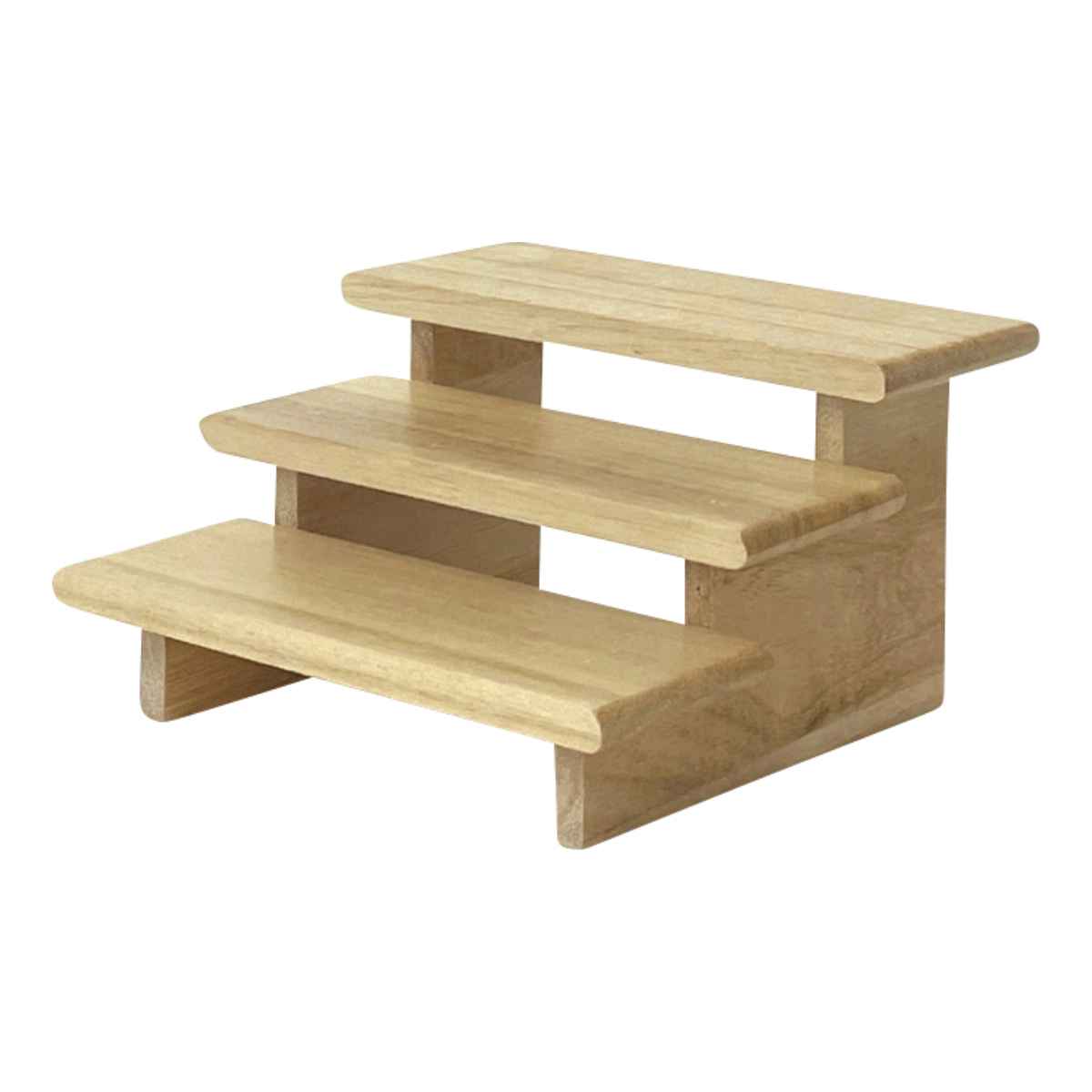 楽天市場】ディスプレイ什器 3段ベンチ ナチュラル Copeau コポー