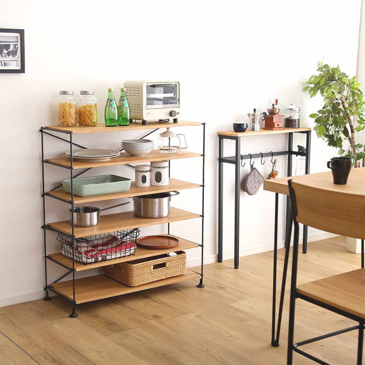 楽天市場】シューズラック 省 スペース 6段 15-20足収納可能 木目調