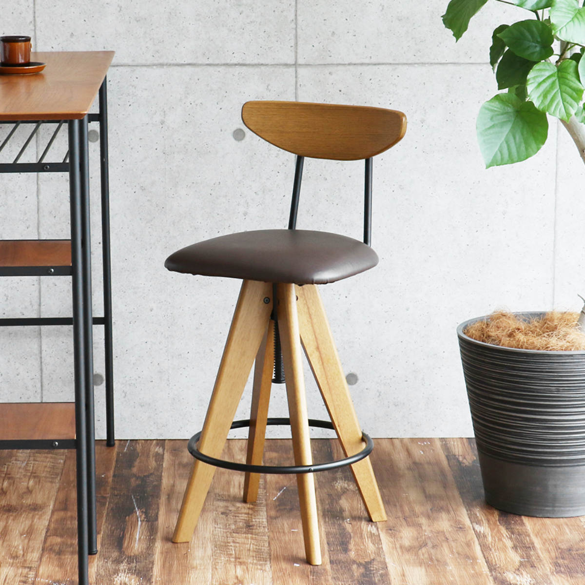 楽天市場】カウンターチェア 座面高62～76.5cm Bar Stool Rasic