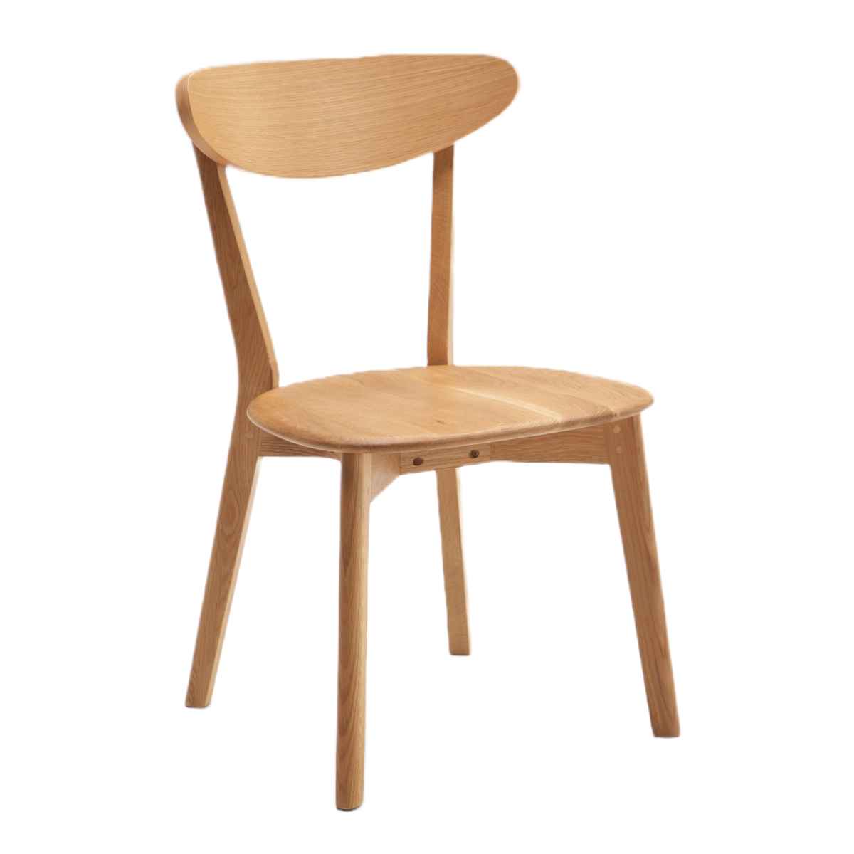 楽天市場】ダイニングチェア 2脚セット 座面高43cm ナチュラル 木製