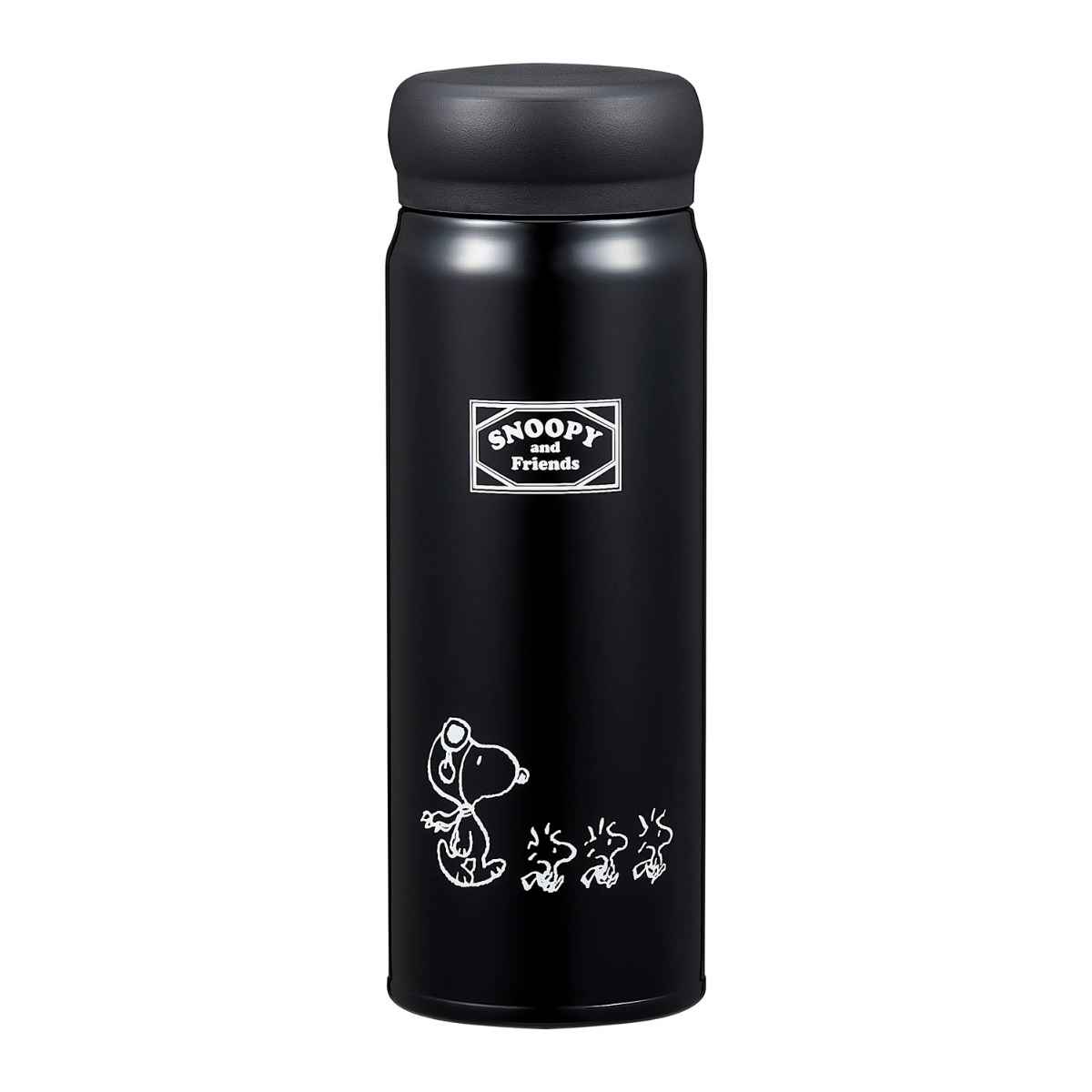 楽天市場】水筒 ダイレクトステンレスボトル スヌーピーBlack 480ml