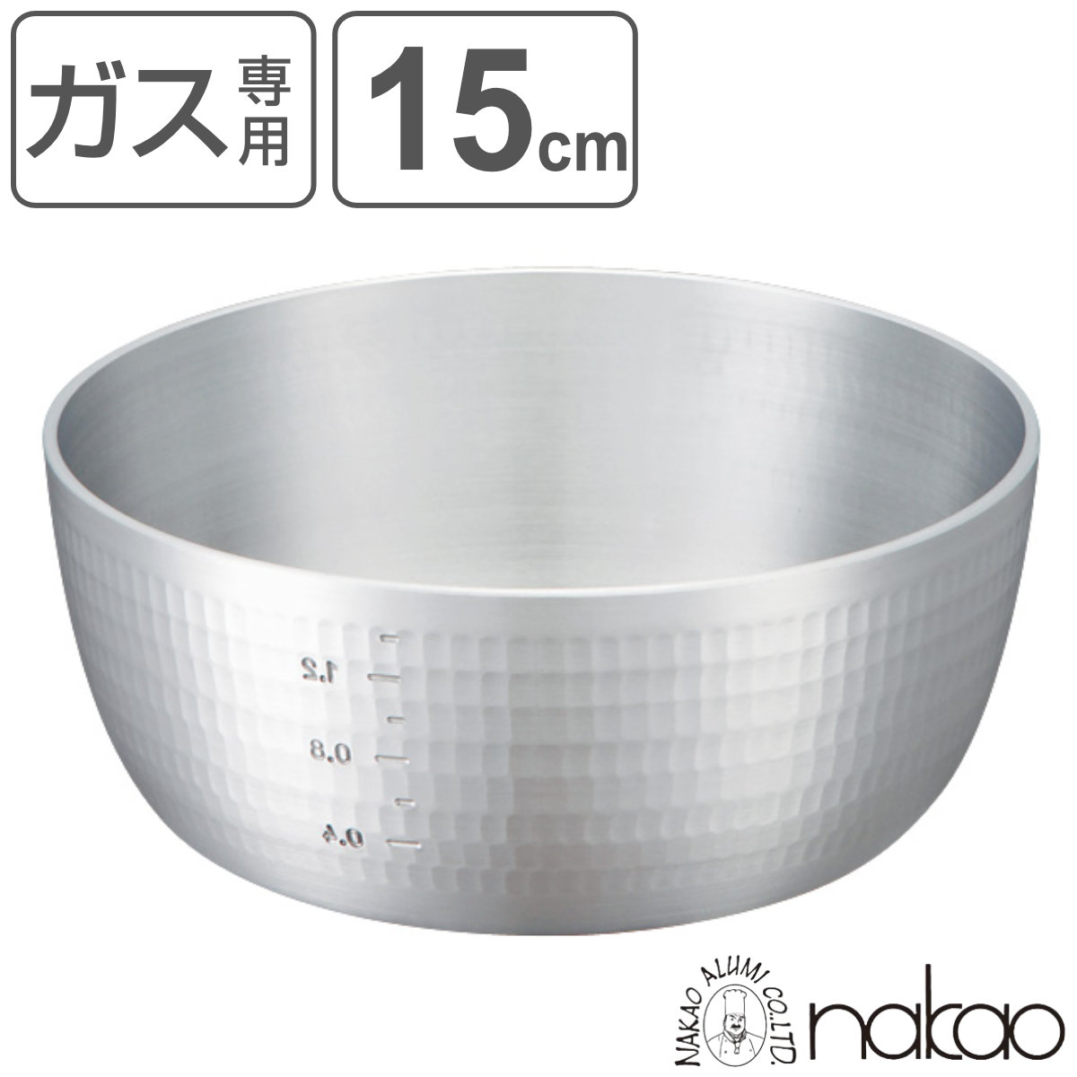 楽天市場】ヤットコ鍋 矢床鍋 30cm 7.6L 中尾アルミ （ ガス火専用