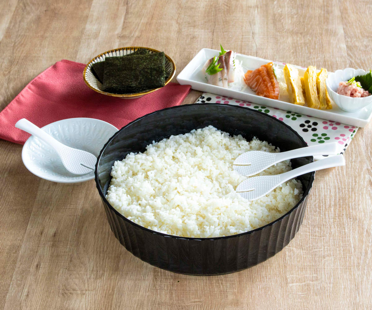 楽天市場】寿司桶 おウチで楽しい プラスチック 手巻き・ちらし寿司