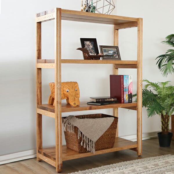 楽天市場】オープンラック ハワイアンリゾート風 天然木フレーム Ohana