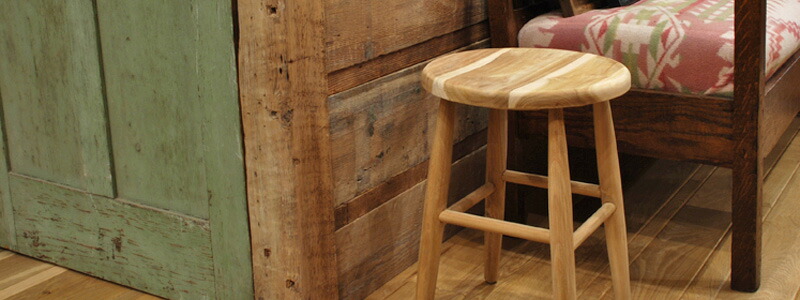 楽天市場】チーク ラウンドトップ スツール (18インチ) #2【 丸椅子