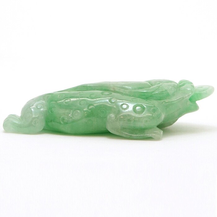 ミャンマー産 茶白翡翠カエルカービング imgrc0098195585.gif