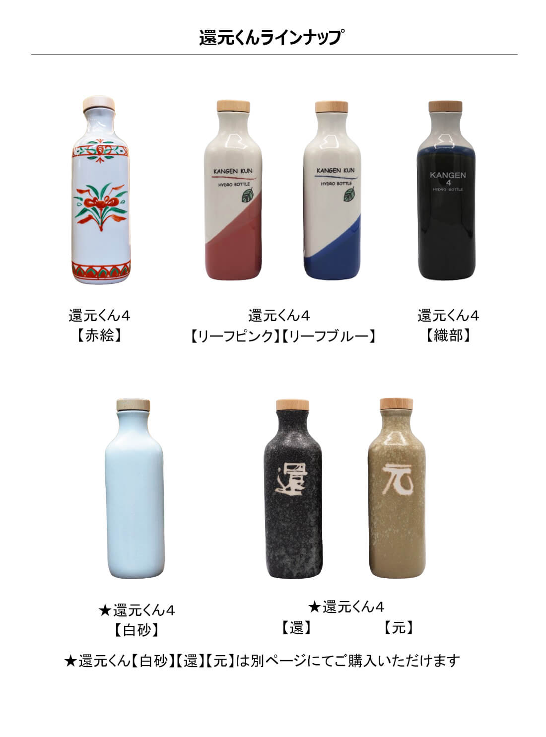 楽天市場】正規販売店 還元くん 赤絵/リーフピンク/リーフブルー/織部