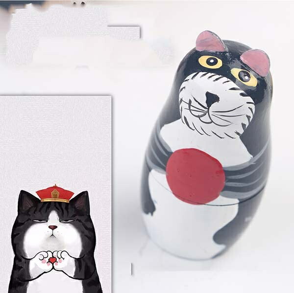 楽天市場】マトリョーシカ ロシア民芸品 土産物 手作り人形 手描き