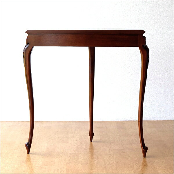 楽天市場】マホガニー無垢材 コンソール 天然木 木製 コンソール