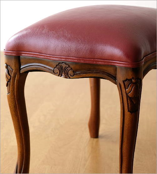 楽天市場】スツール 猫脚 アンティーク おしゃれ クッション 玄関 椅子