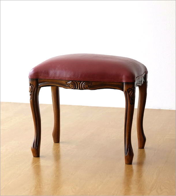 楽天市場】スツール 猫脚 アンティーク おしゃれ クッション 玄関 椅子