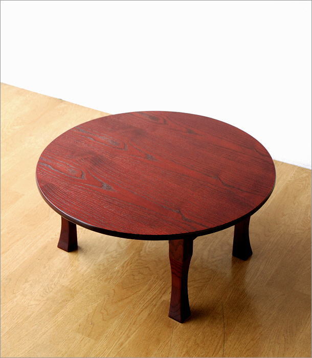 楽天市場】ちゃぶ台 円卓 60cm おしゃれ 和 丸テーブル 和風