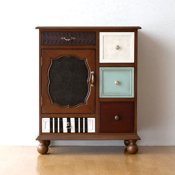 楽天市場】チェスト 木製 おしゃれ アンティーク レトロ かわいい