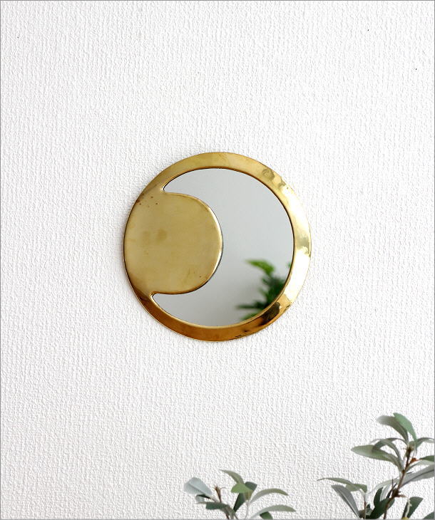 楽天市場】鏡 壁掛けミラー おしゃれ 真鍮 アンティーク レトロ