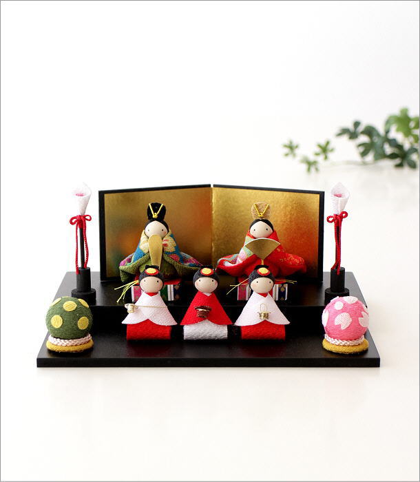楽天市場】おひなさま お雛様 ひな人形 置物 ちりめん細工 オブジェ