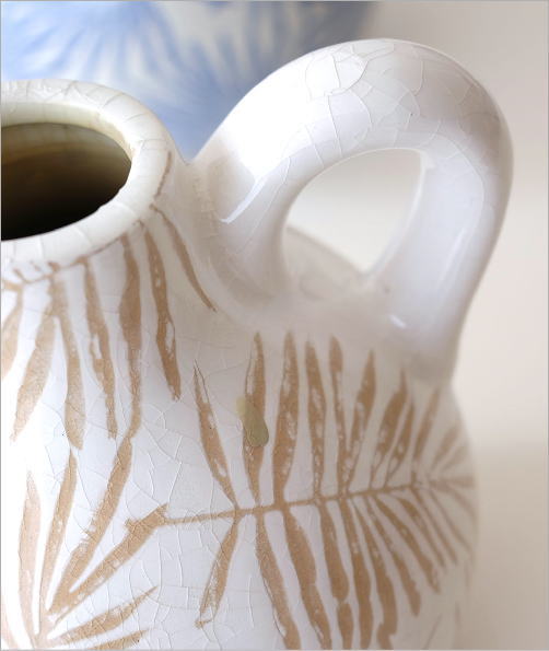 楽天市場】花瓶 陶器 おしゃれ シノワズリ フラワーベース レトロ