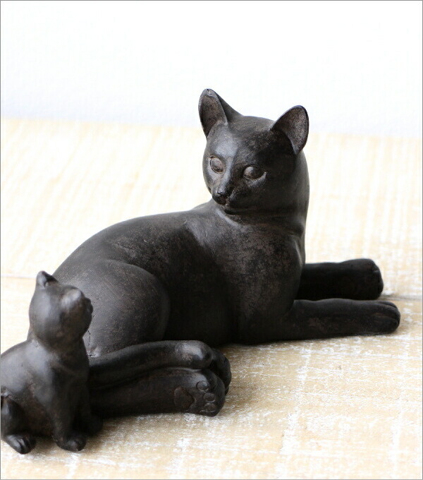 楽天市場】猫 置物 おしゃれ アンティーク 小さい 樹脂 ねこ ネコ