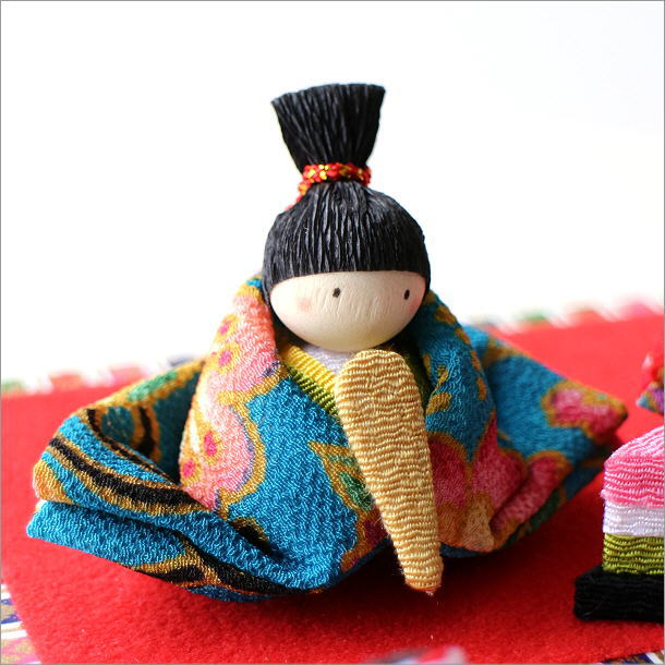 楽天市場】おひなさま お雛様 ひな人形 置物 ちりめん細工 オブジェ