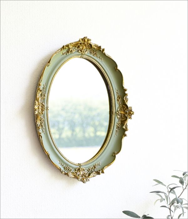 楽天市場】壁掛けミラー 鏡 ウォールミラー おしゃれ アンティーク調