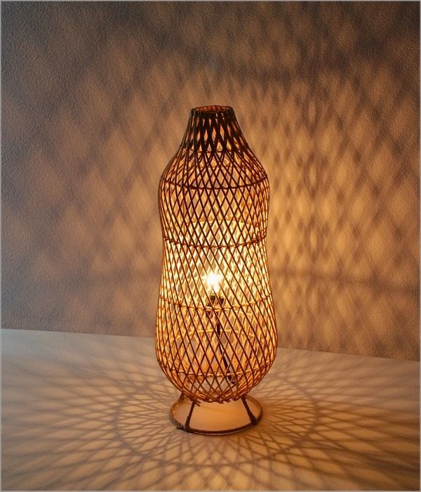 楽天市場】スタンドランプ おしゃれ ランプ 照明 ラタン フロアランプ