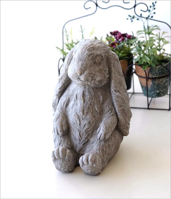 楽天市場】うさぎ 置物 オブジェ おしゃれ オーナメント ウサギ 置き物