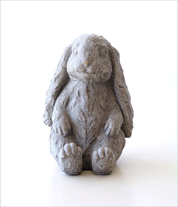 楽天市場】うさぎ 置物 オブジェ おしゃれ オーナメント ウサギ 置き物