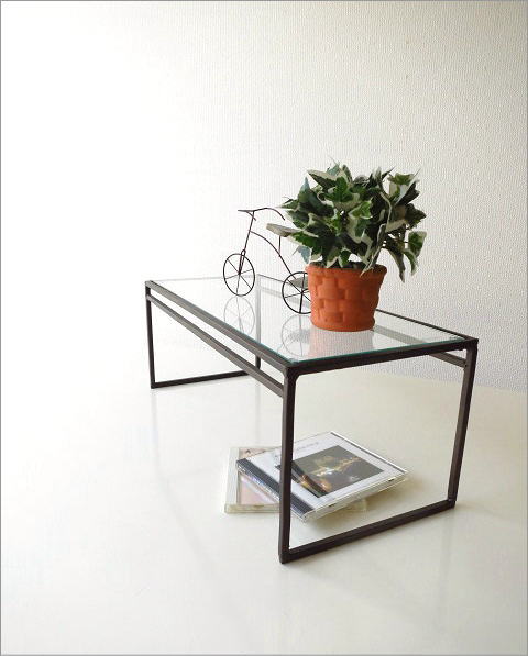 楽天市場】アイアン シェルフ ガラス 棚 ラック 飾り棚 ディスプレイ