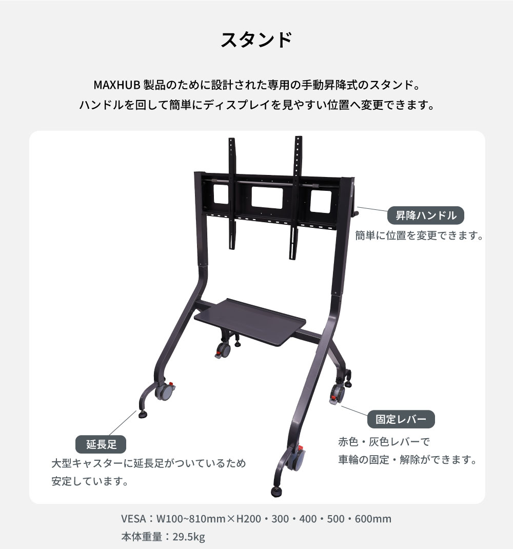 楽天市場】＼ 10％ポイント還元 ／【スタンド+設置セット】MAXHUB V7