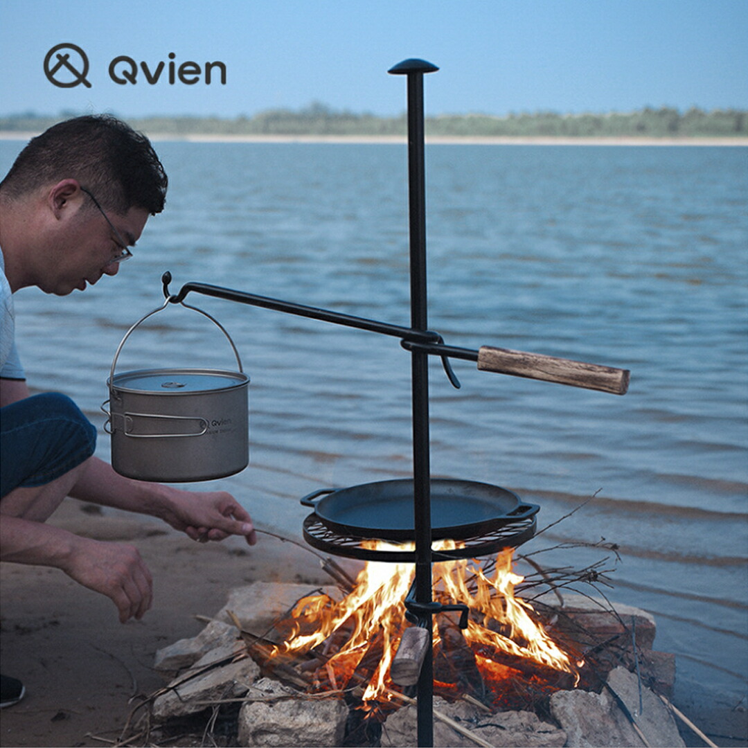 楽天市場】【アウトレット】グリルスタンド アイアンハンガー 焚火