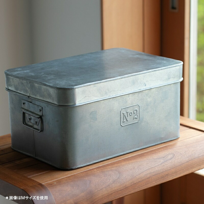 楽天市場】ブリキの入れ物 ブリキ 素材 /S・M・Lセット＜ナンバー付き