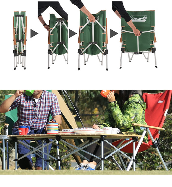 楽天市場】コールマン Coleman アウトドアチェア レイチェア グリーン