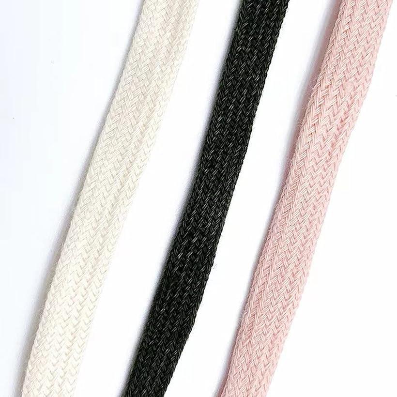 楽天市場】シューレース SHOELACES 純綿靴紐 長さ8MM幅 平紐 無地 靴