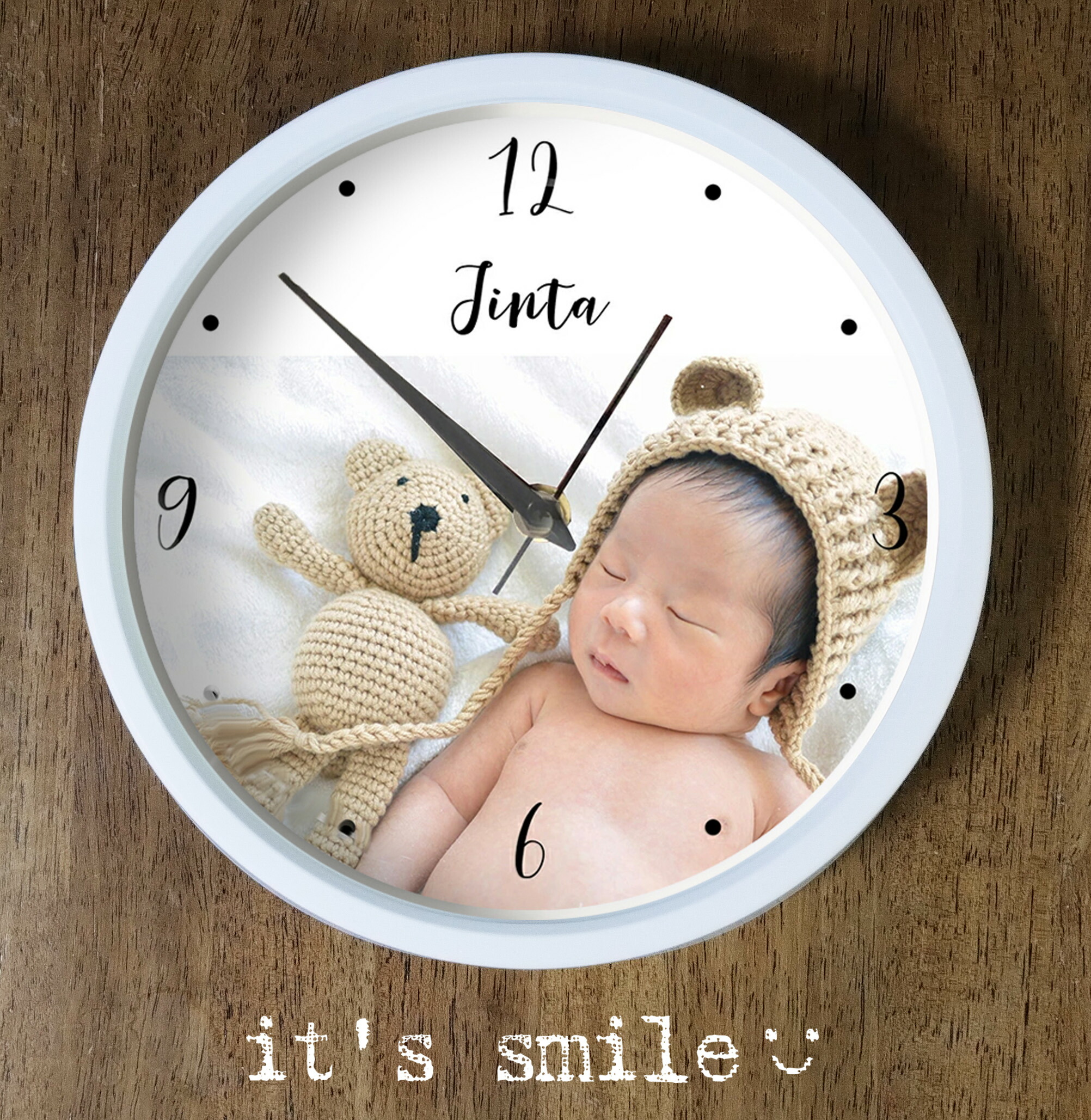 楽天市場】オリジナル電波時計｜27cm｜写真・イラスト・ロゴで作る