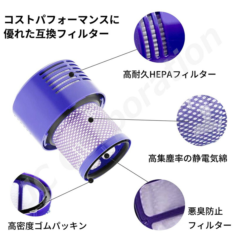 楽天市場】iieco ダイソン V10シリーズ（SV12）対応 交換フィルター