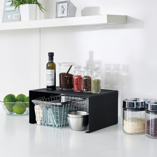 楽天市場】山崎実業 キッチンラック キッチンスチール スパイスラック