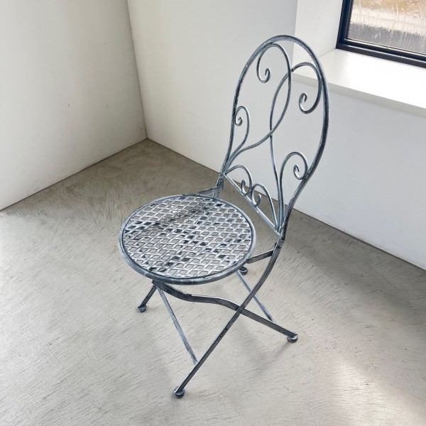 ガーデンチェア マリー グレー アイアンチェア アイアン チェア