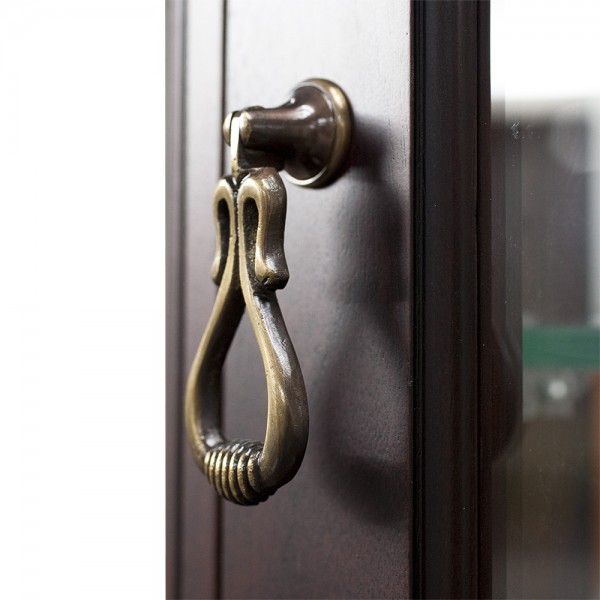 キュリオケース ガラス収納棚 ガラス ショーケース アンティーク調