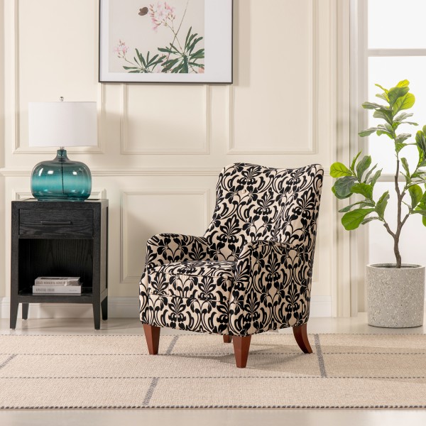 昭和レトロ 1人掛け ソファー① ダマスク柄 花柄 アームチェア