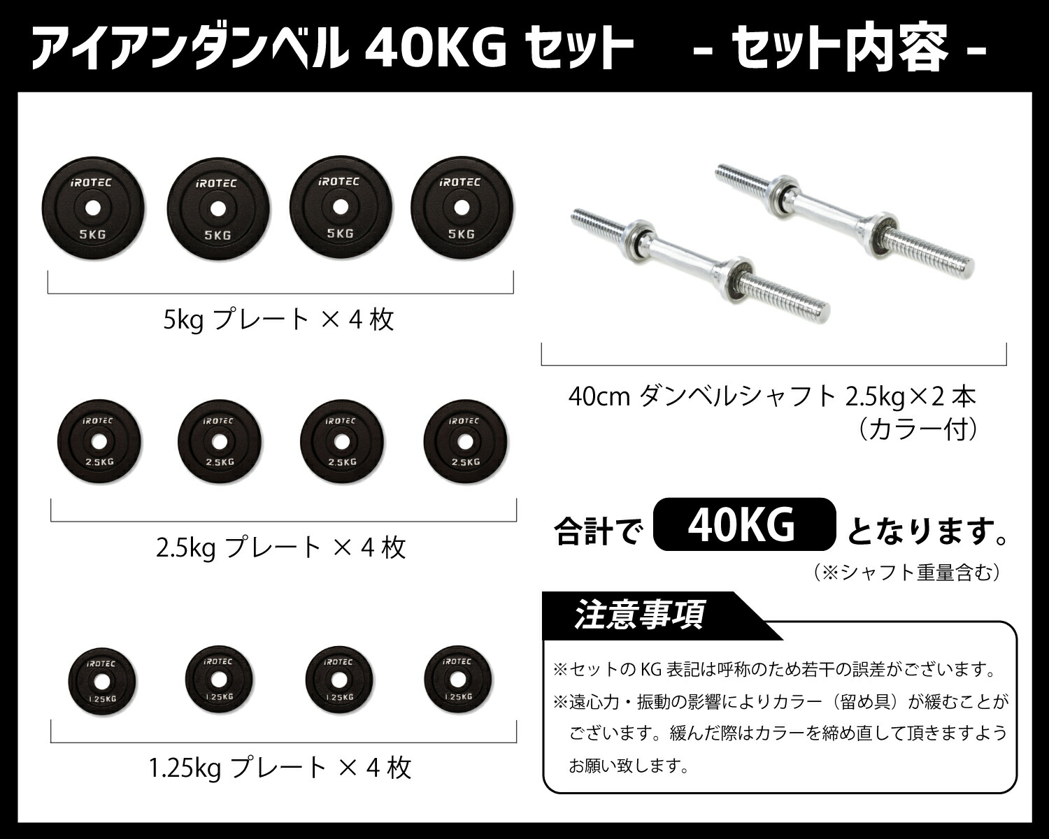 トライアルセット40 IROTEC (アイロテック)