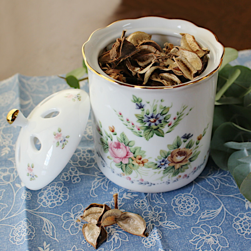 楽天市場】【アウトレット】白磁 ヴィクトリアン調 ローズ柄 ポプリ