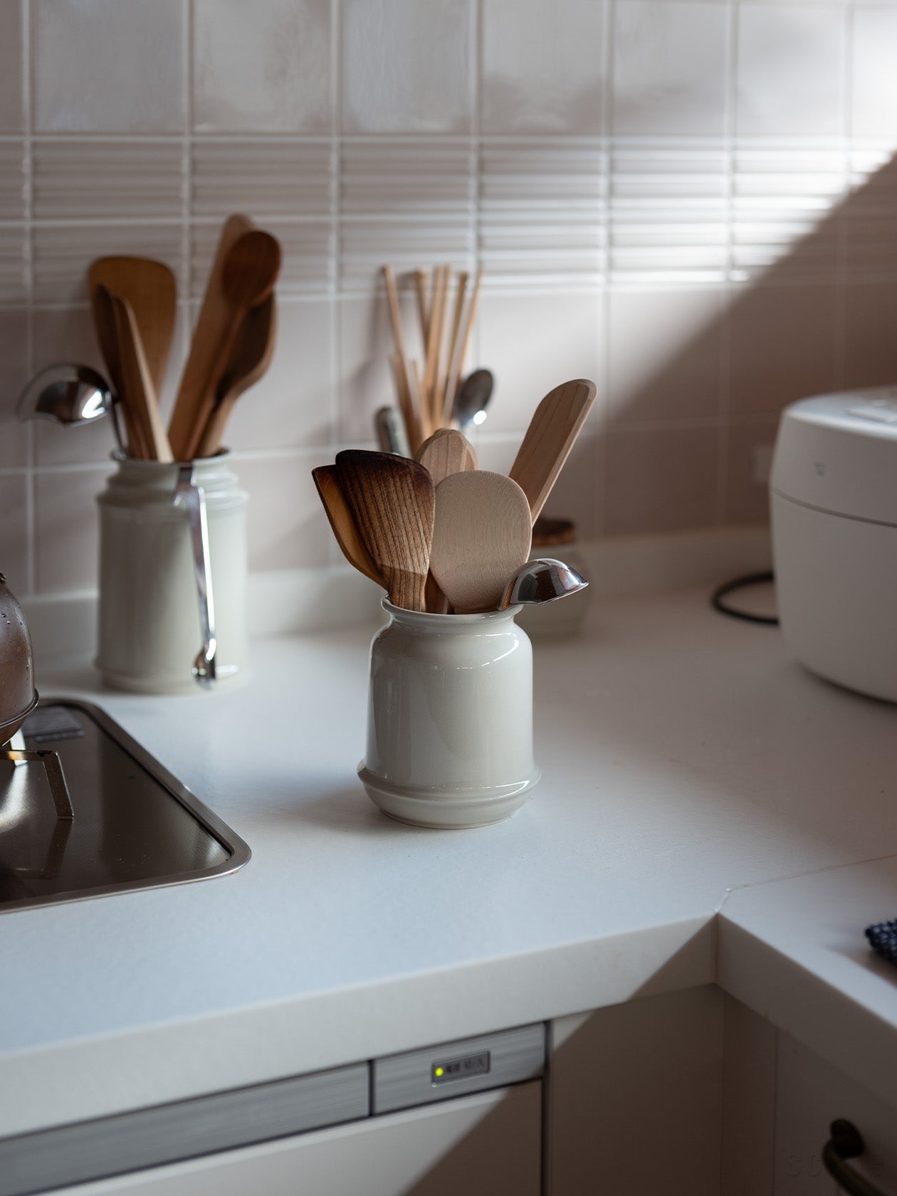 楽天市場】スコープ / キッチンツールキャニスター130mm グレー