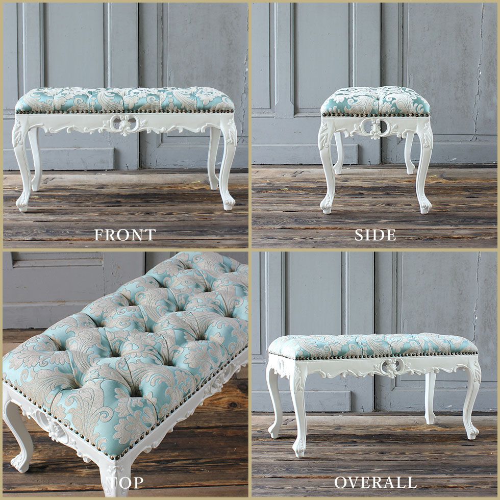 楽天市場】姫系 家具 スツール おしゃれ かわいい ロココ 調