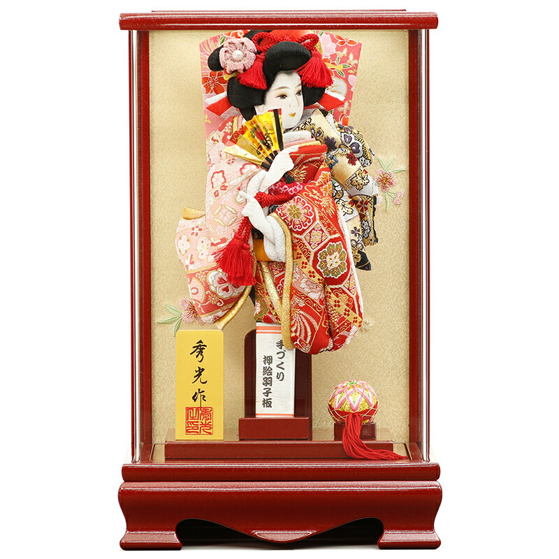 羽子板ケース入り飾りセット【A1803】インターネット店だけ☆限定販売