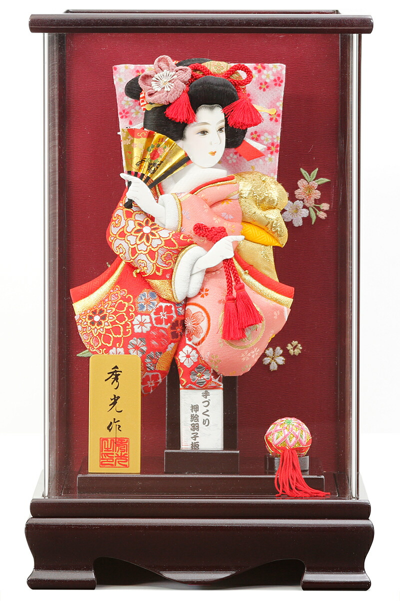 羽子板ケース入り飾りセット【A1802】インターネット店だけ☆限定販売