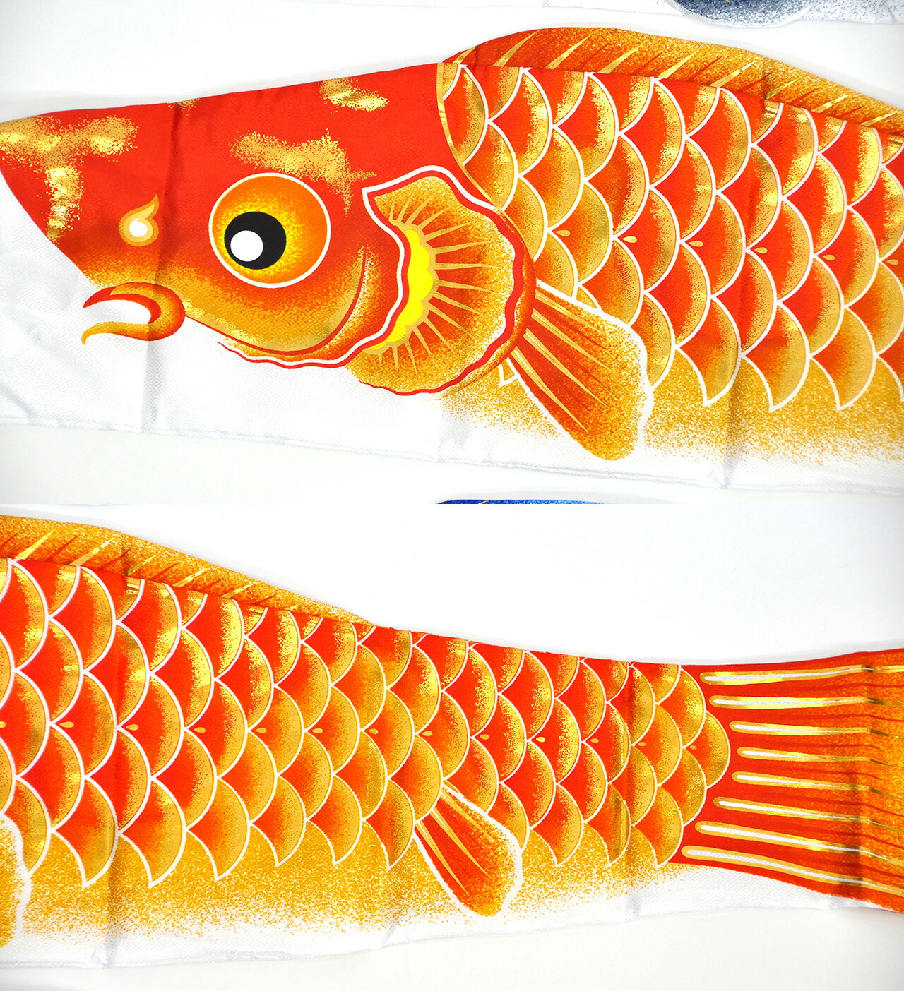 ロープを張るだけの楽々ガーランド鯉のぼり！矢車付☆空龍1.5mセット