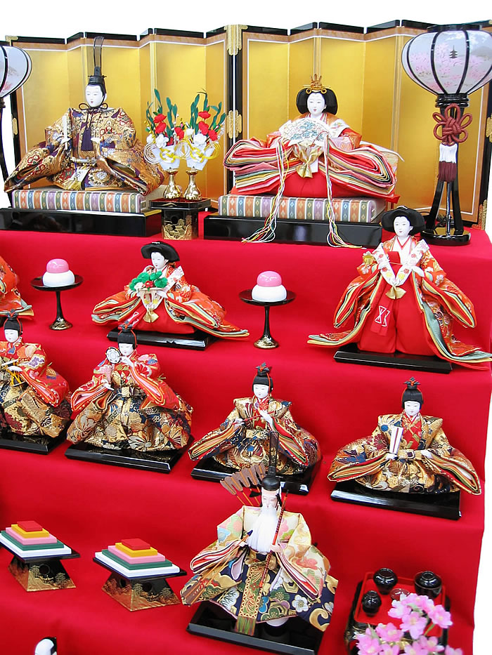 雛人形 ひな人形衣裳着十五人七段飾りセット秀光オリジナル限定品