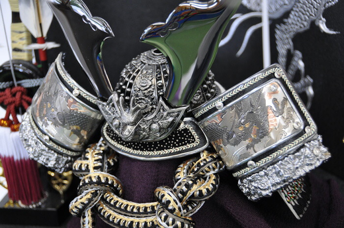 五月人形 コンパクト収納兜飾りセット【P94102】インターネット店だけ